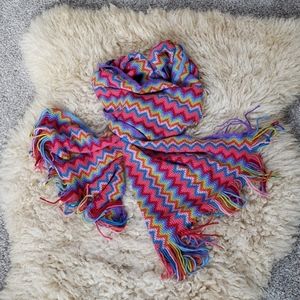 🦄Bright & Beautiful Chevron Rainbow Unicorn Scarf